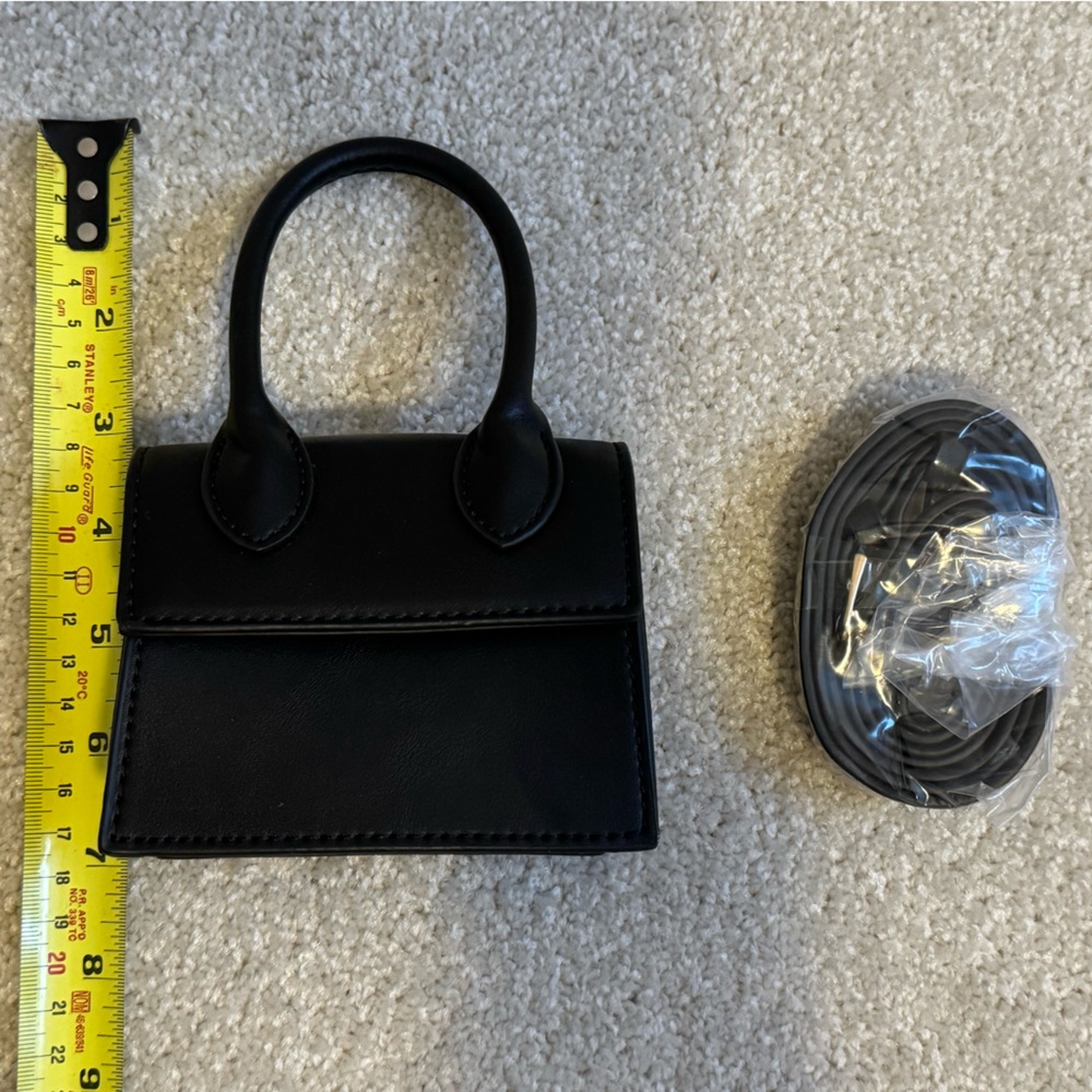 Mini bag with cross body strap